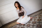 Maxke Chocolate golden hardware leather bag of the brand  Neuville. brown leather shoulderbag