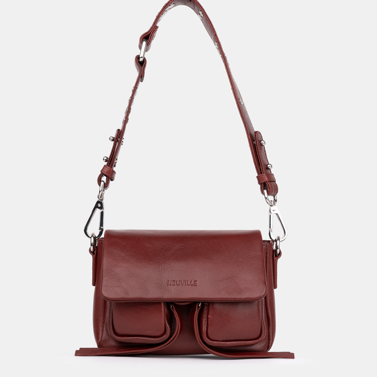 MAX MINI BURGUNDY | Women's Leather Bags | NEUVILLE