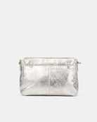 Maxke Sand Gold Leather shoulder - and crossbody bag of the brand Neuville. Back photo