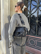Maxke Black leather bag Neuville