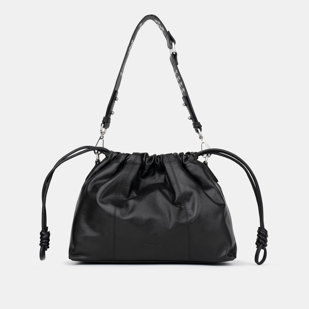 ELLIOT MINI BLACK - NEUVILLE - Leather bag