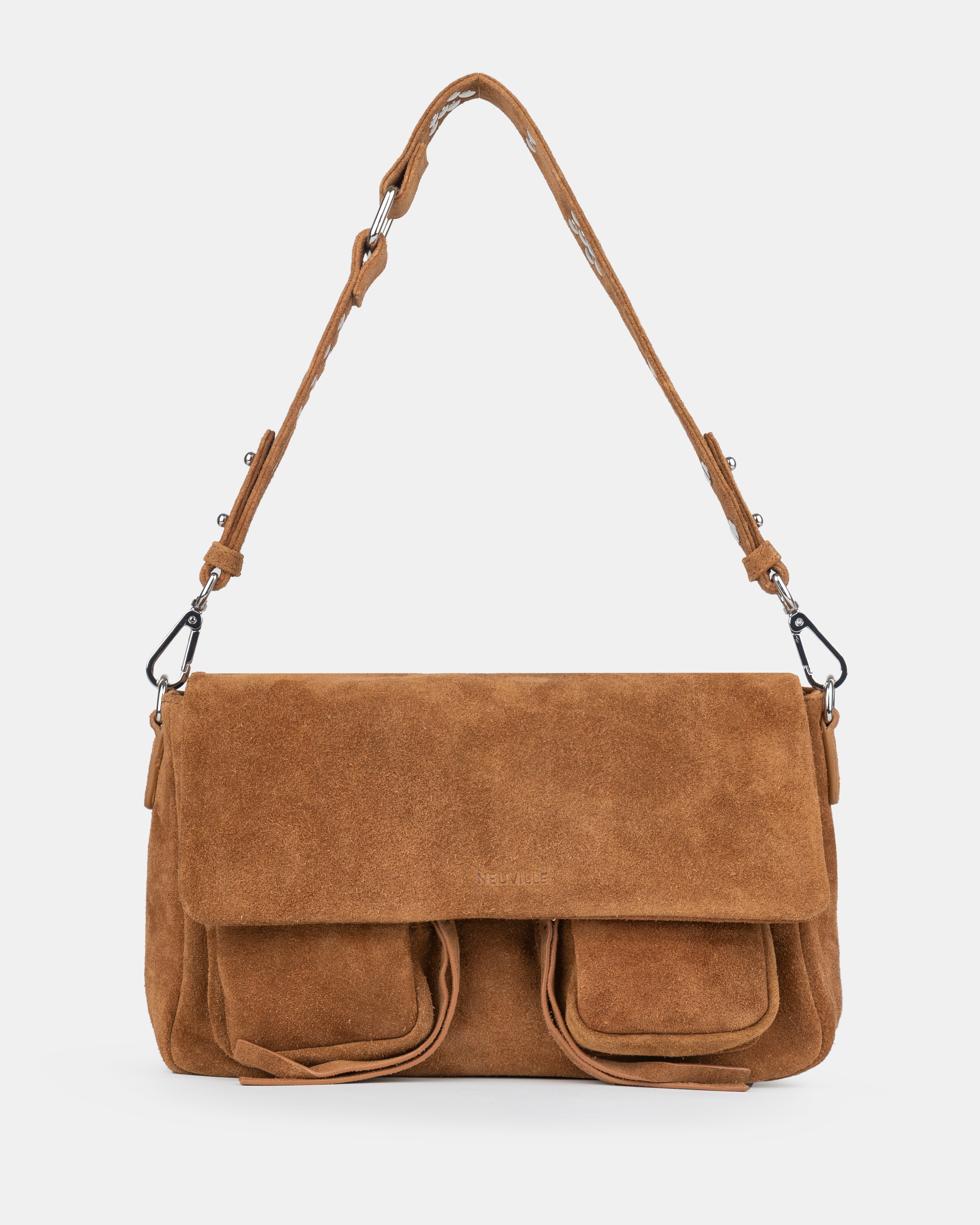シュガー MAX SUEDE CARAMEL| Women's Leather Bags | NEUVILLE