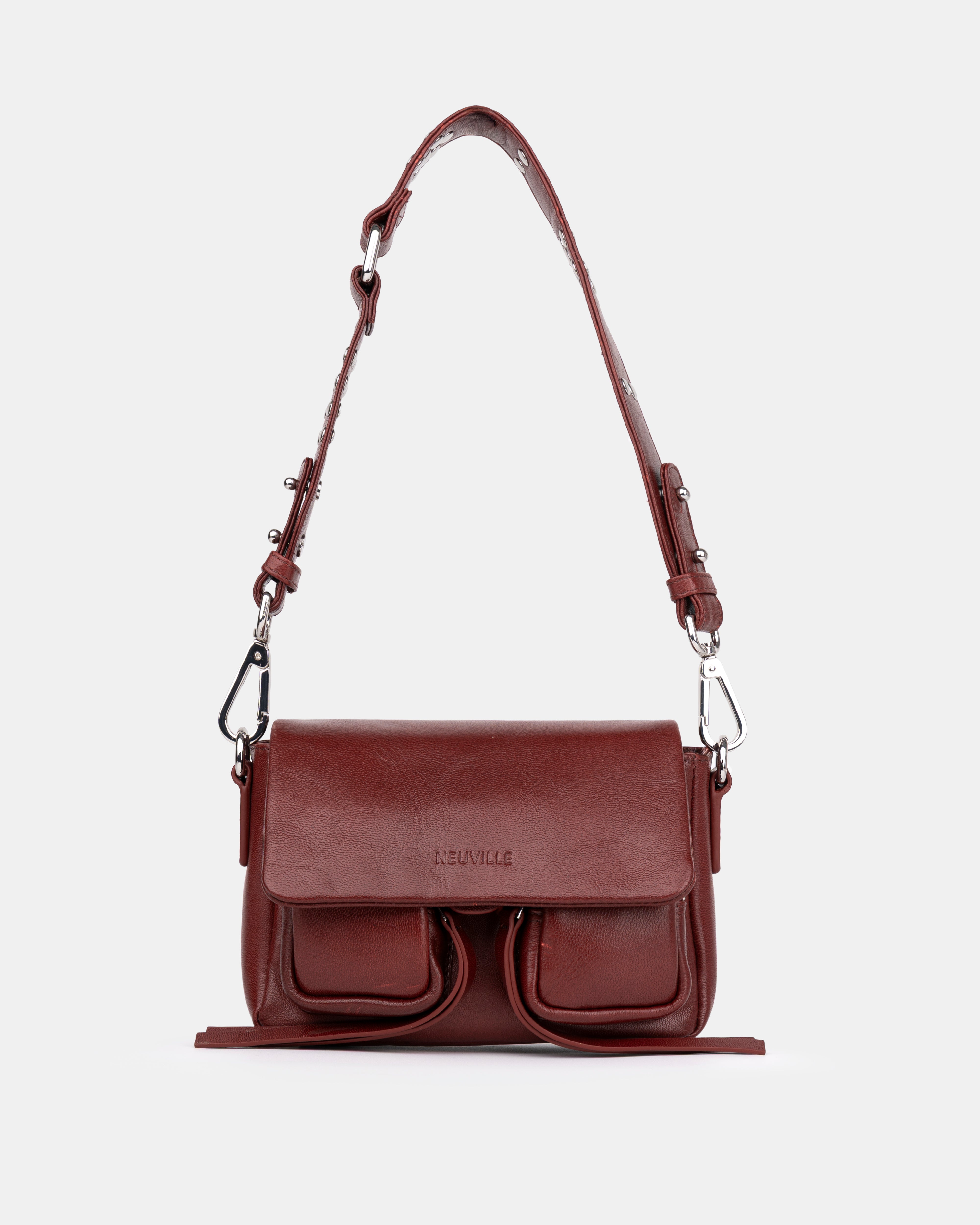 MAX MINI BLACK (GOLD)| Women's Leather Bags | NEUVILLE