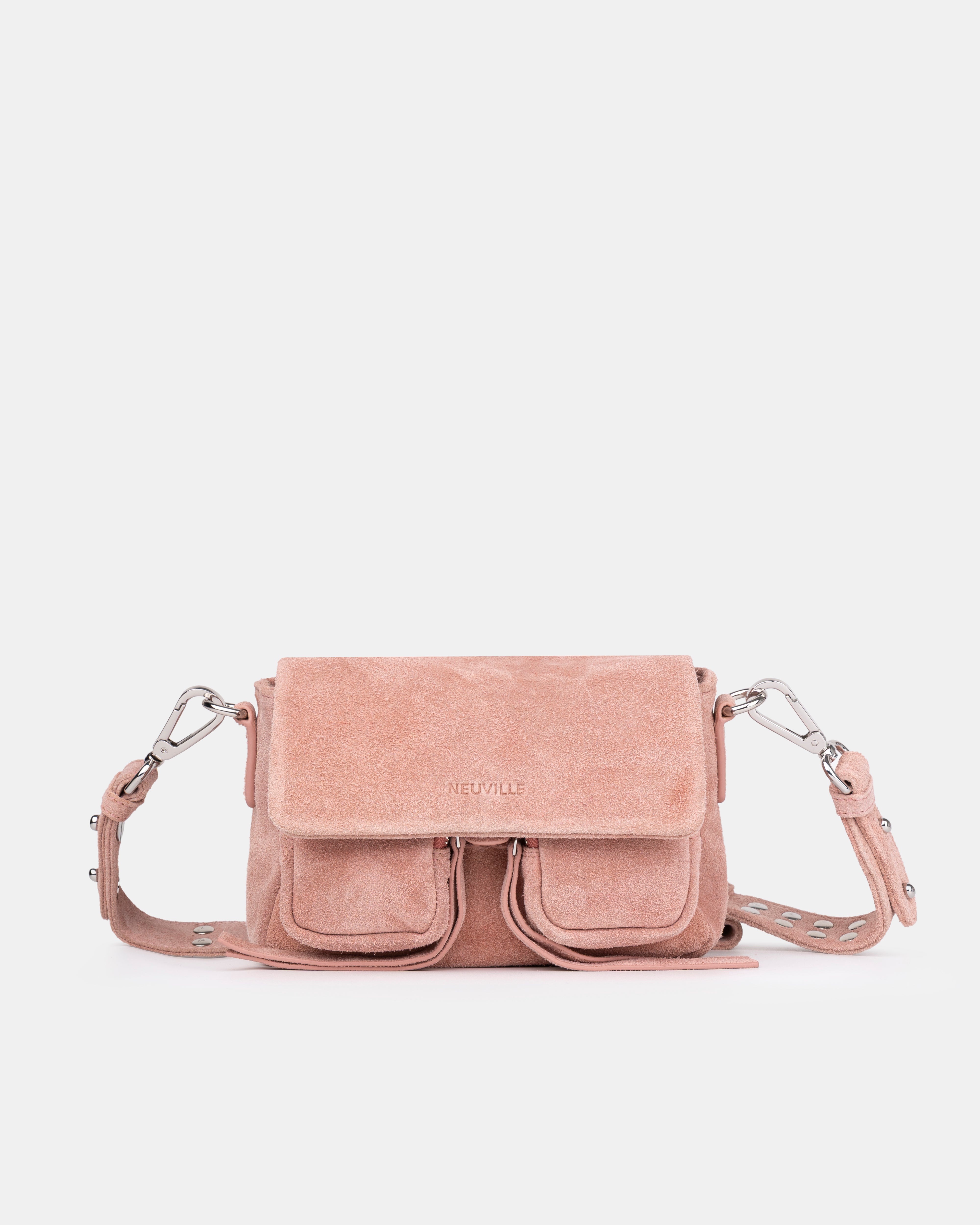 MAX MINI SUEDE BLUSH | Women's Leather Bags | NEUVILLE