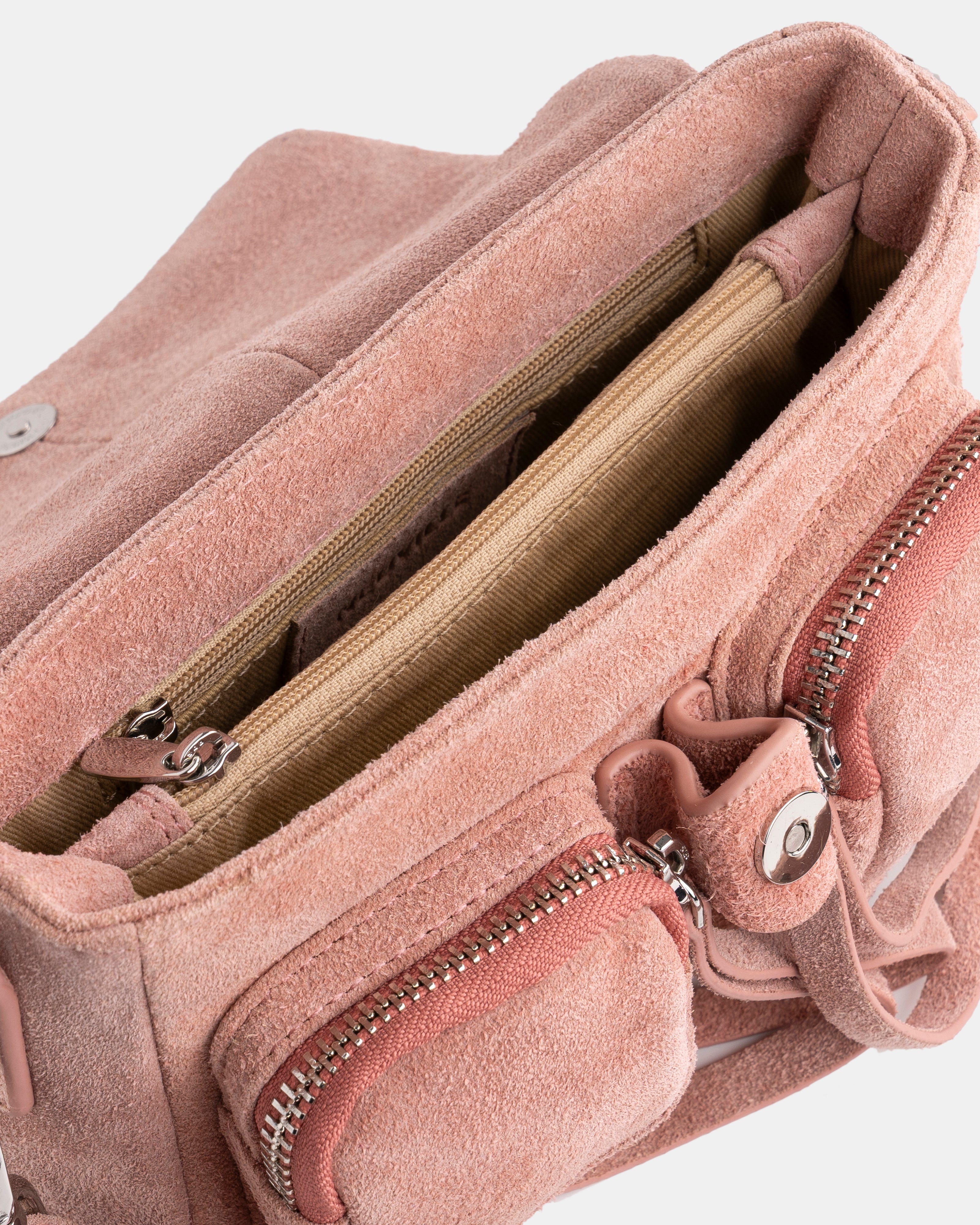 MAX MINI SUEDE BLUSH | Women's Leather Bags | NEUVILLE