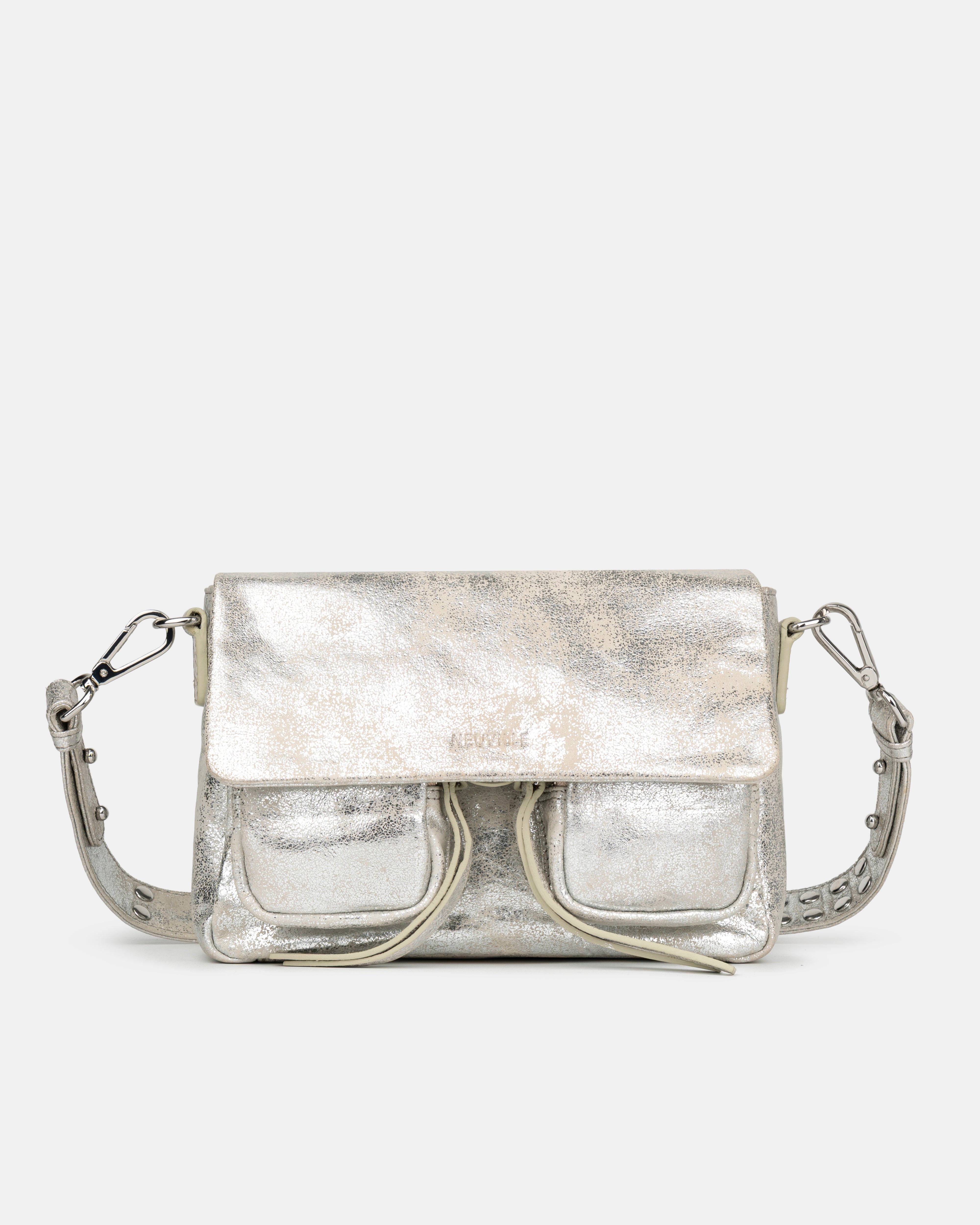 NEUVILLE メタリックシルバーショルダーバッグ Shoulder Bags – NEUVILLE