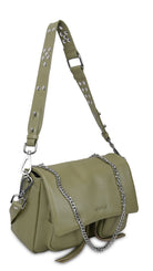 Maxke Light Green Nappa leather bag of Neuville - Side product picture