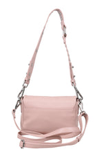 Max Mini light Pink leather bag, back  product photo