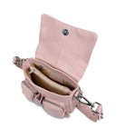 Max Mini light Pink leather bag, inside product photo