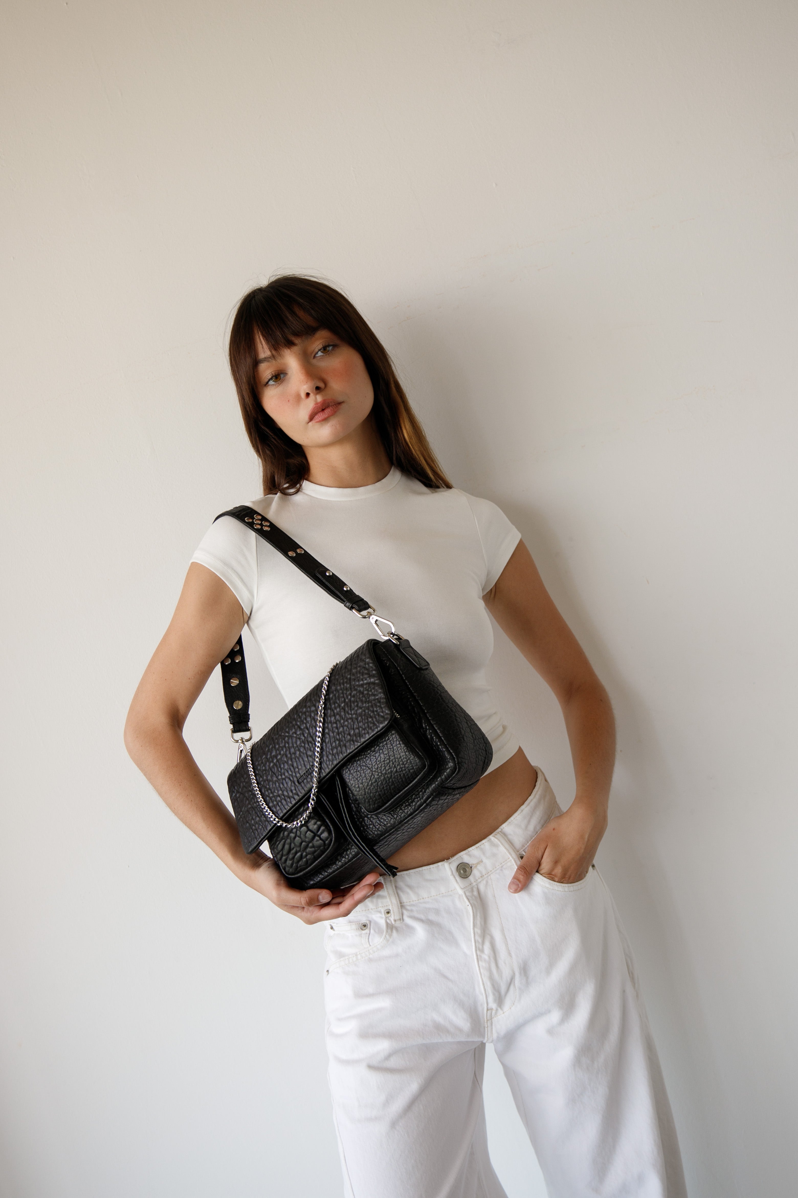 ☆LECYTO☆ Tenacity Leather Shoulder BagBlack Mini Handbag - Black | Levi's® US