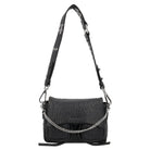 Max Mini Bubble black leather bag Neuville, Front product photo