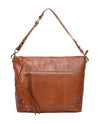 Orion camel Neuville - big leather shoulder bag in camel color. 