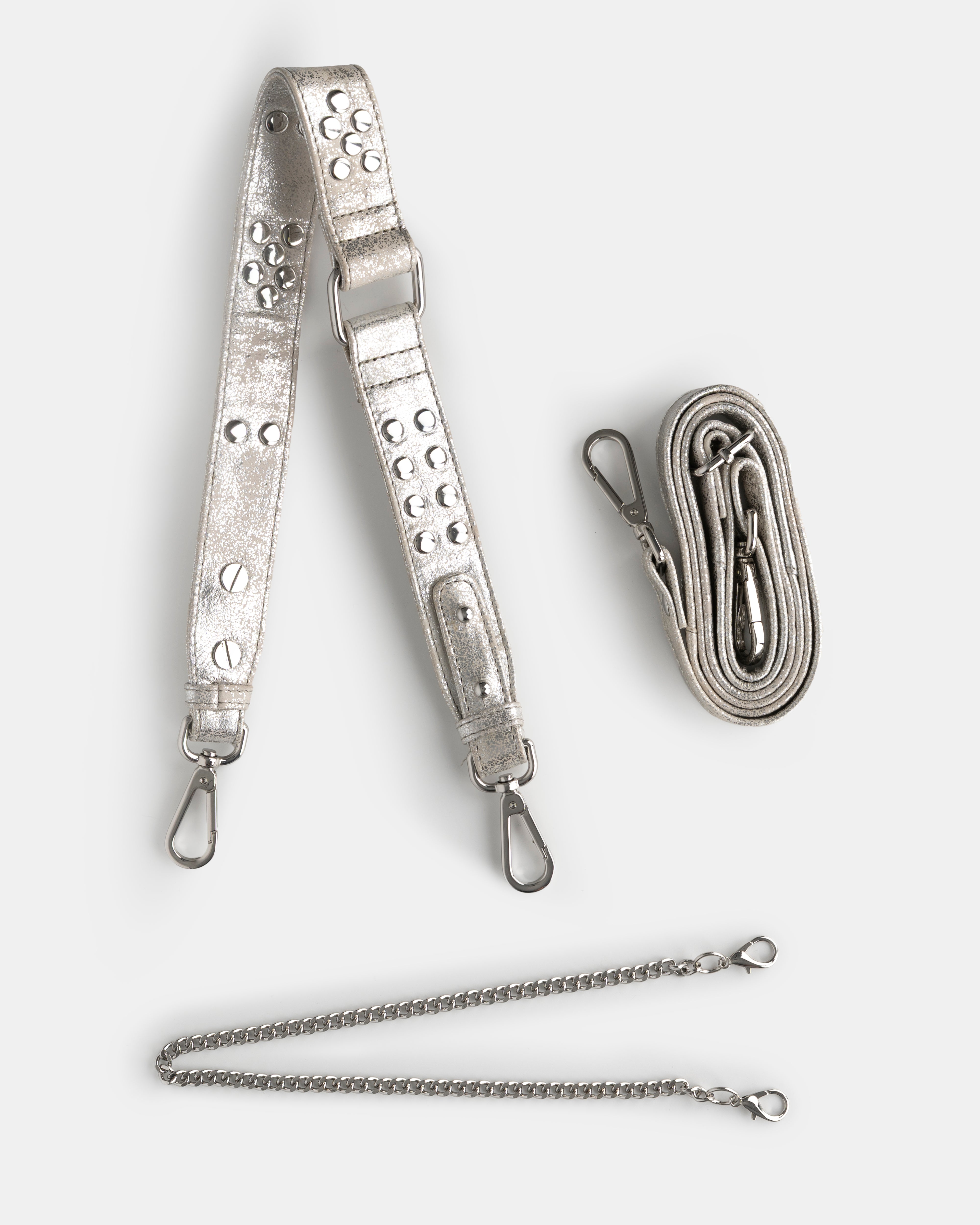 Maxke Sand gold shoulder strap, crossbody strap and chain. Neuville bag