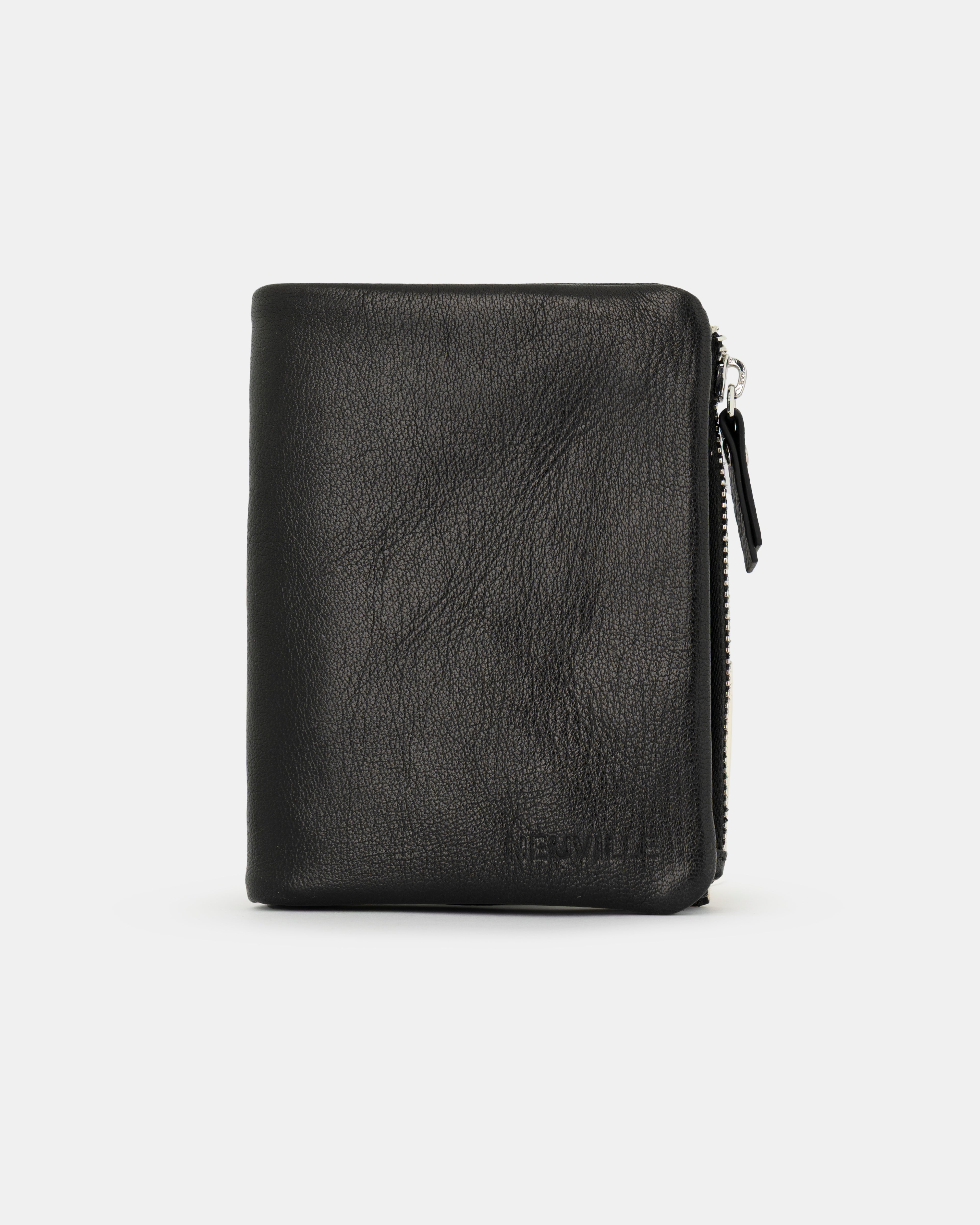 ◎FELLO◎ Cusco Flat Wallet_BLACK EVERYTHING BUBBLE BLACK | Wallet | NEUVILLE