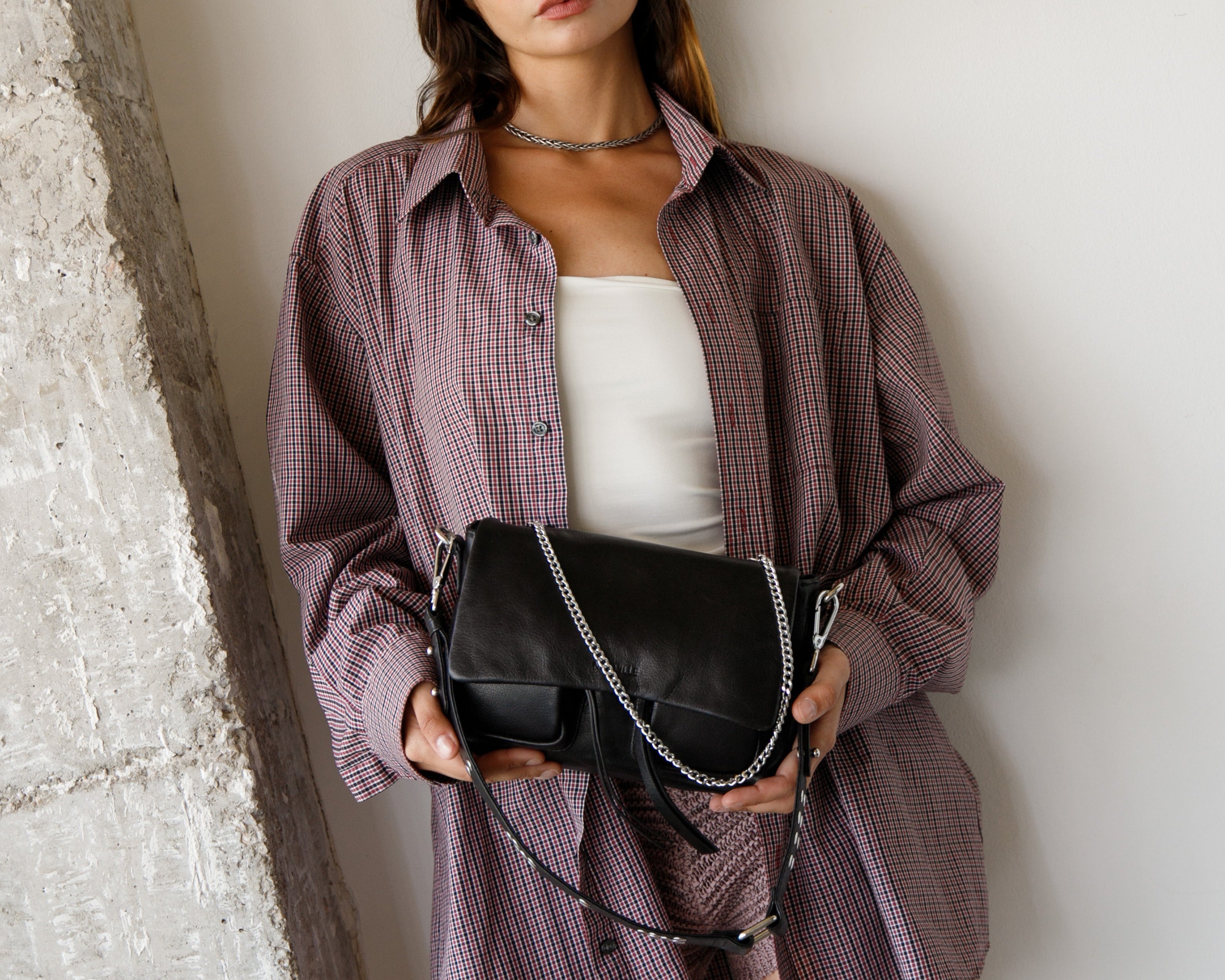 MAXKE BLACK | Women's Leather Bags| NEUVILLE