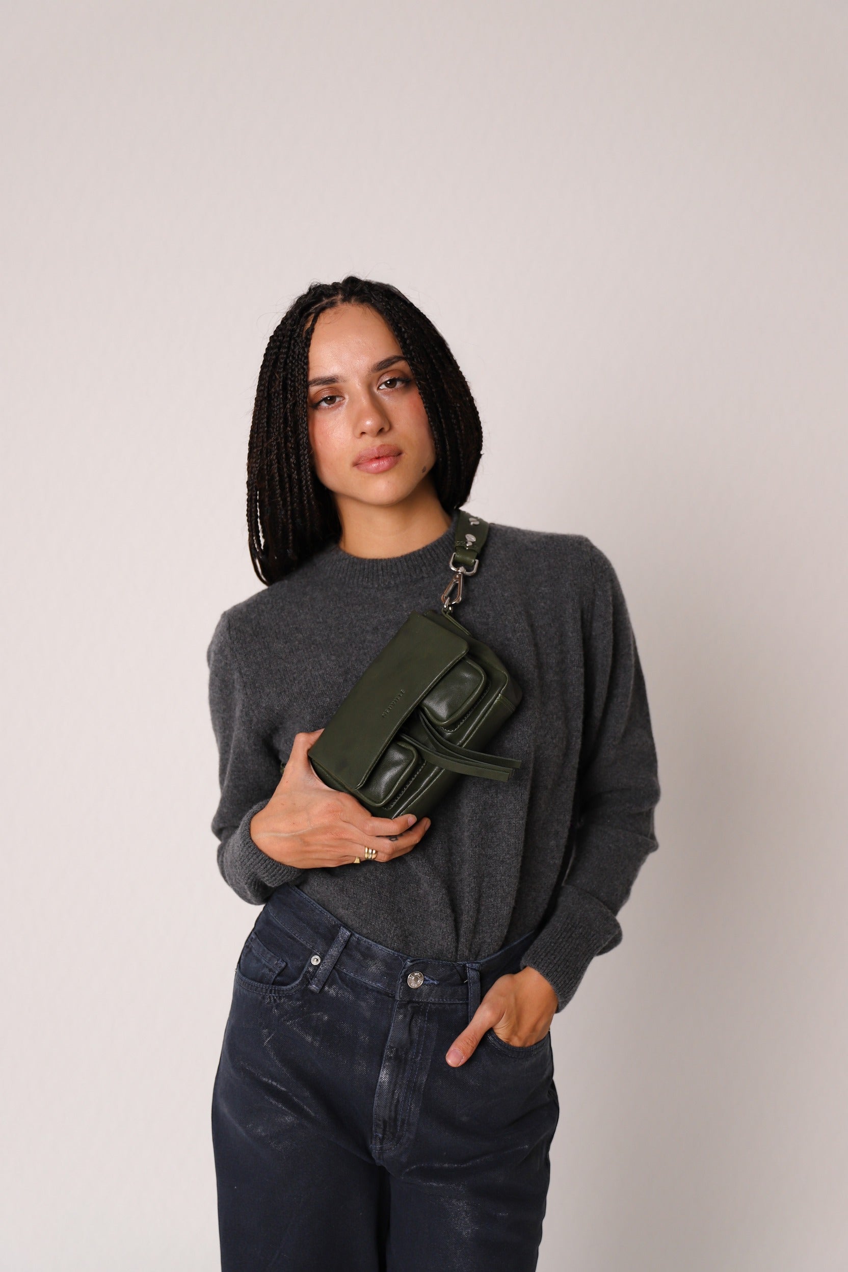 MAX MINI GREEN | Women's Leather Bags | NEUVILLE