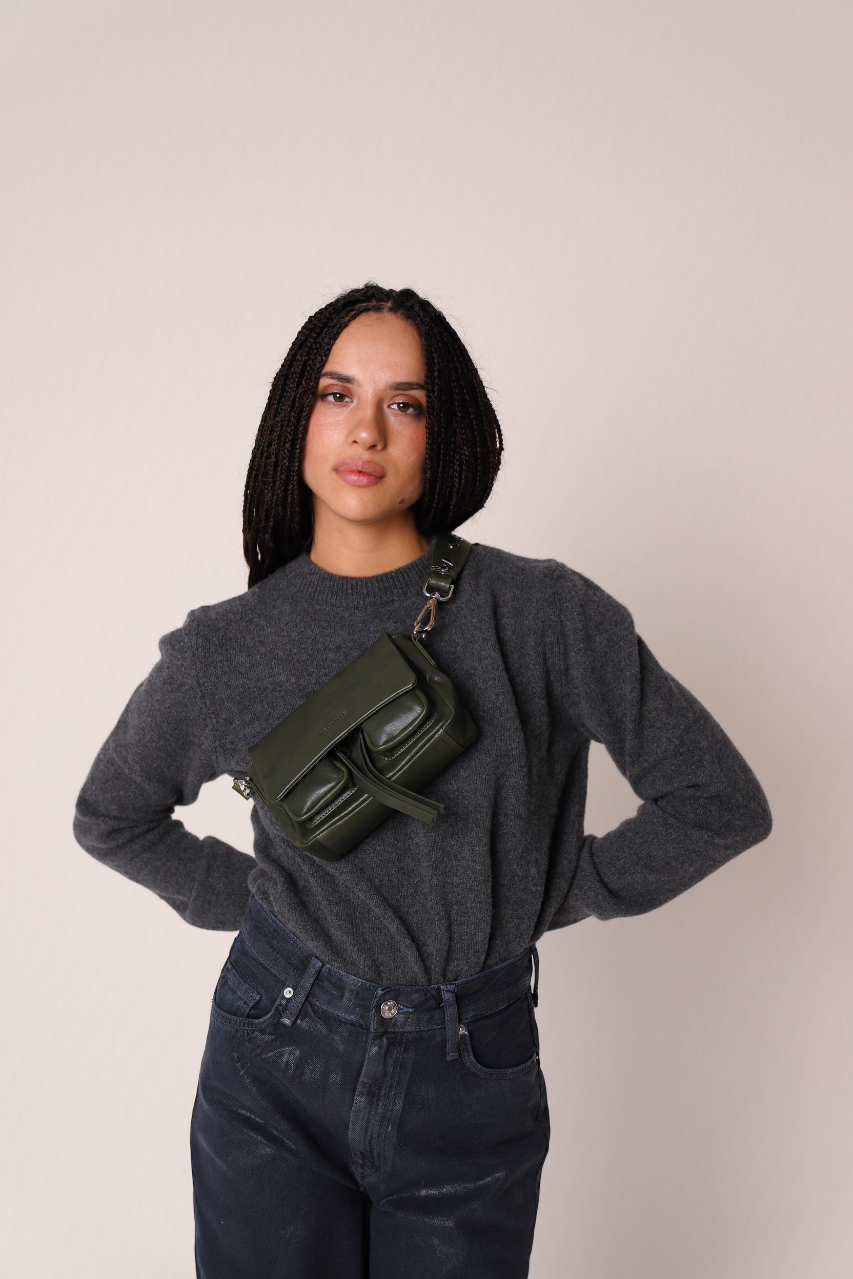 MAX MINI GREEN | Women's Leather Bags | NEUVILLE