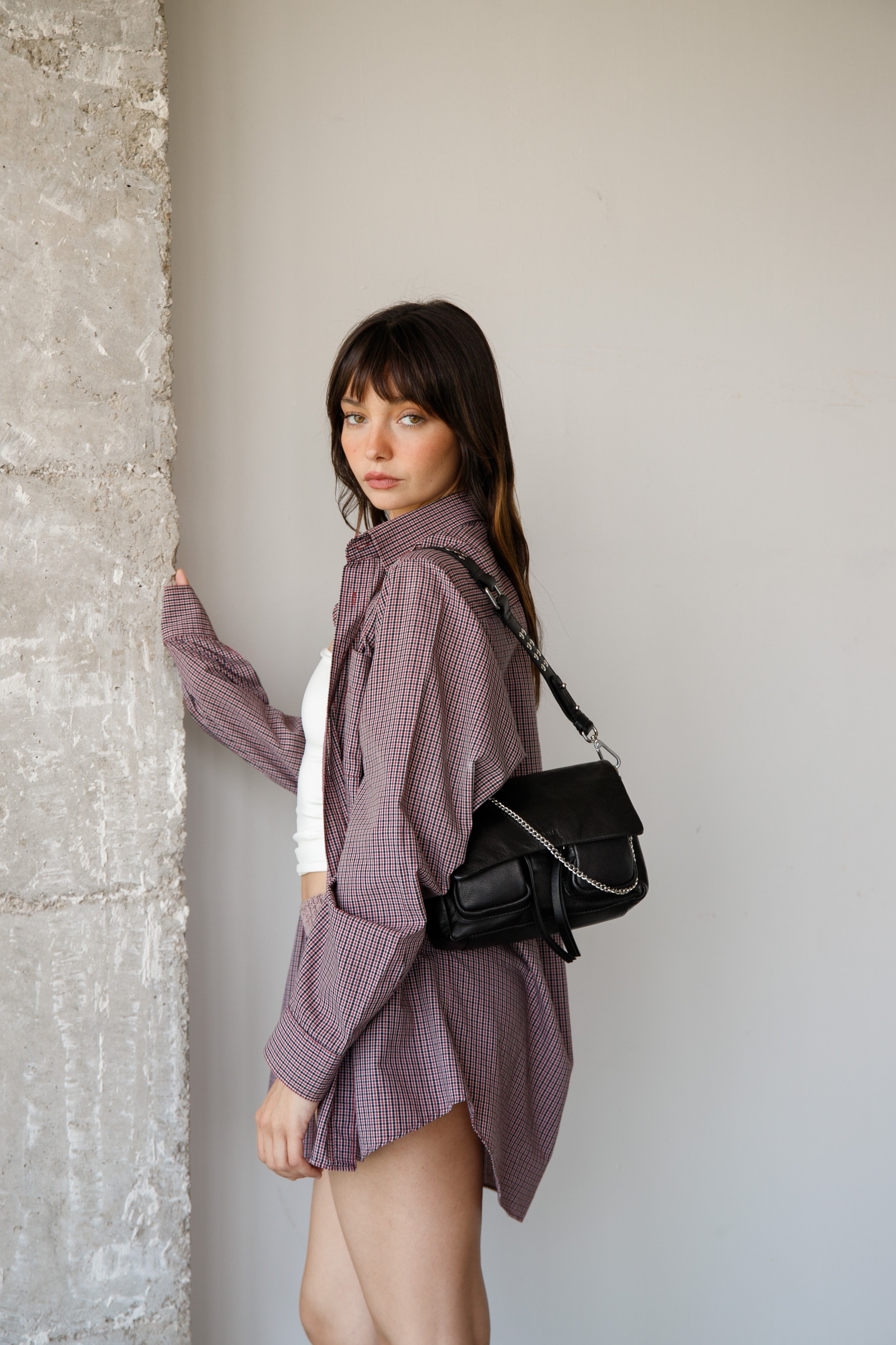【新品】Bluelea レザーラタンバッグ Black Leather trimmed rattan bucket bag | Bluelea