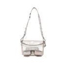 Max Mini Sand Gold, Leather Shoulder Bag, Neuville, front product photo