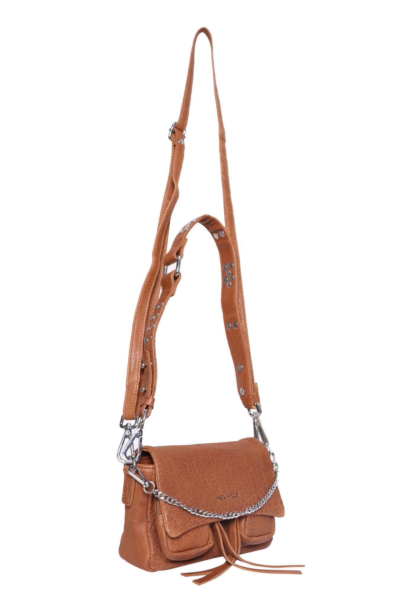 MAX MINI BUBBLE CAMEL Women s Leather Bags NEUVILLE