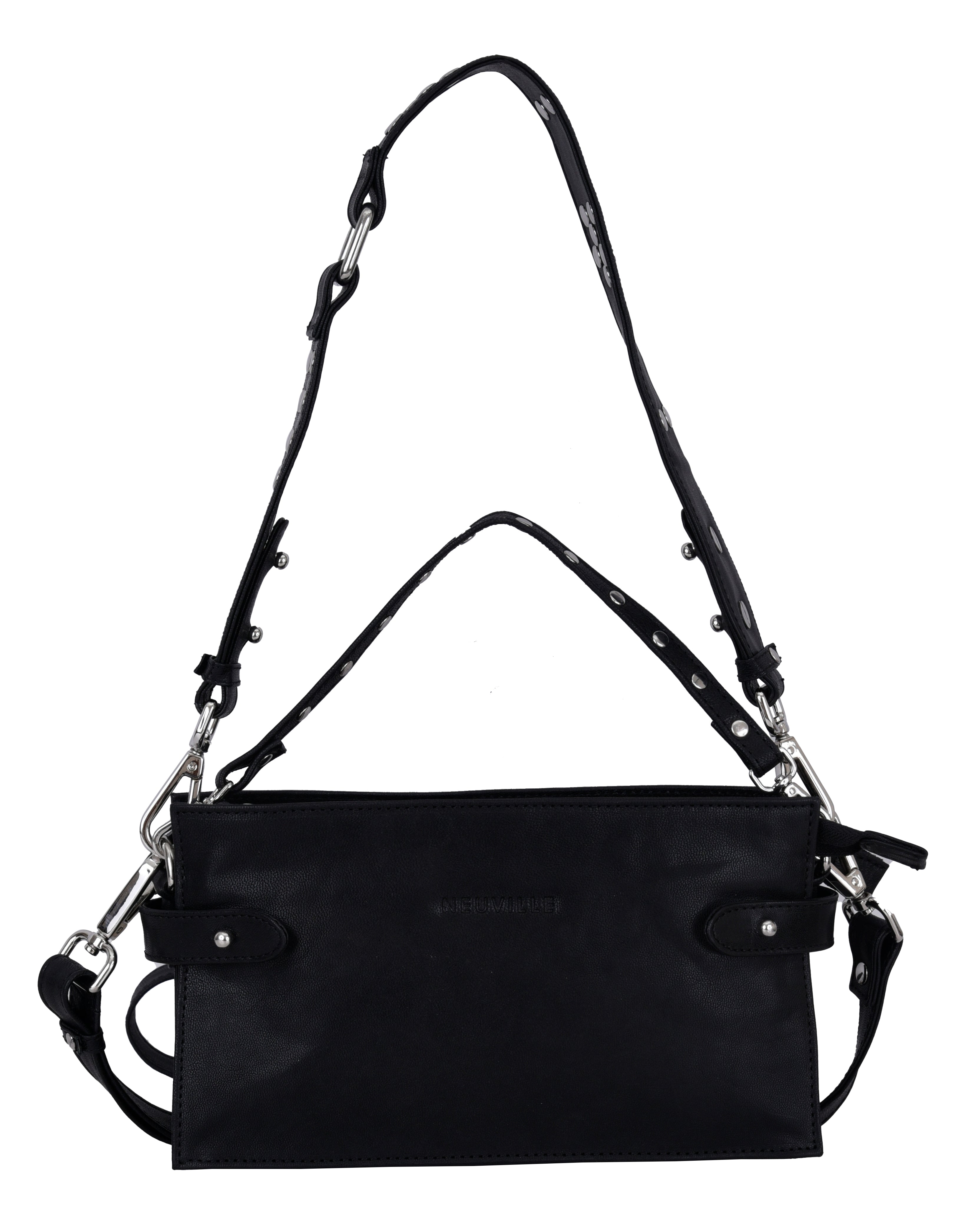 ROCK MAMA BLACK Women s Leather Bags NEUVILLE